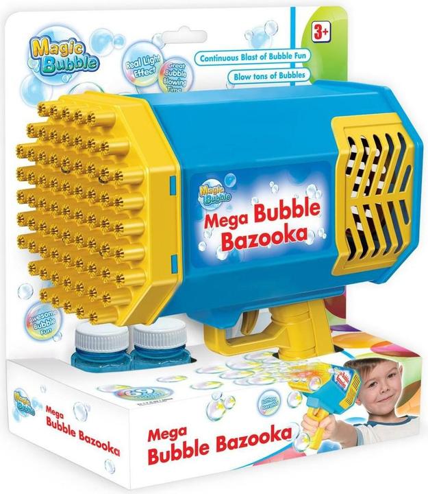 Actual product image Magic Bubble Mega Bazooka Bubble Machine