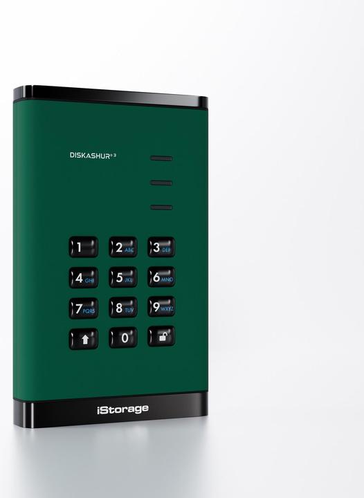 Produktbild iStorage diskAshur3 SSD 8TB - Green (8 TB)