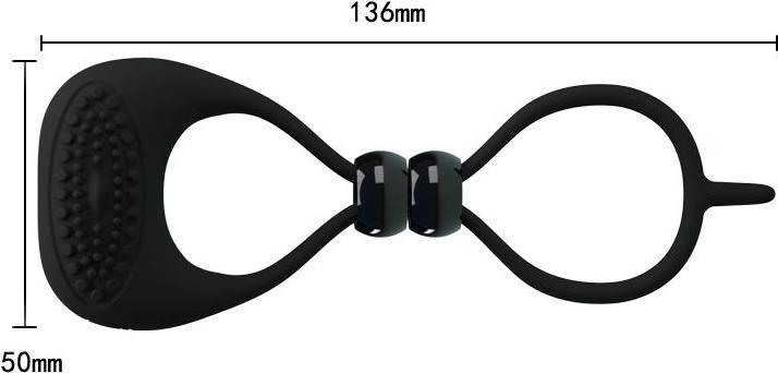 Actual product image Pretty Love Loose penis and testicle ring (5 cm)