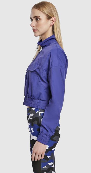 Actual product image Urban Classics Ladies Cropped Crinkle Nylon Pull Over Jacket (XS)