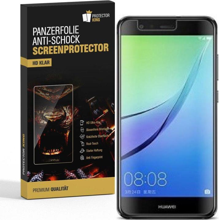 Produktbild Protectorking 4x Panzerfolie Anti-Shock HD Klar (4 Stück, Huawei Nova Lite)