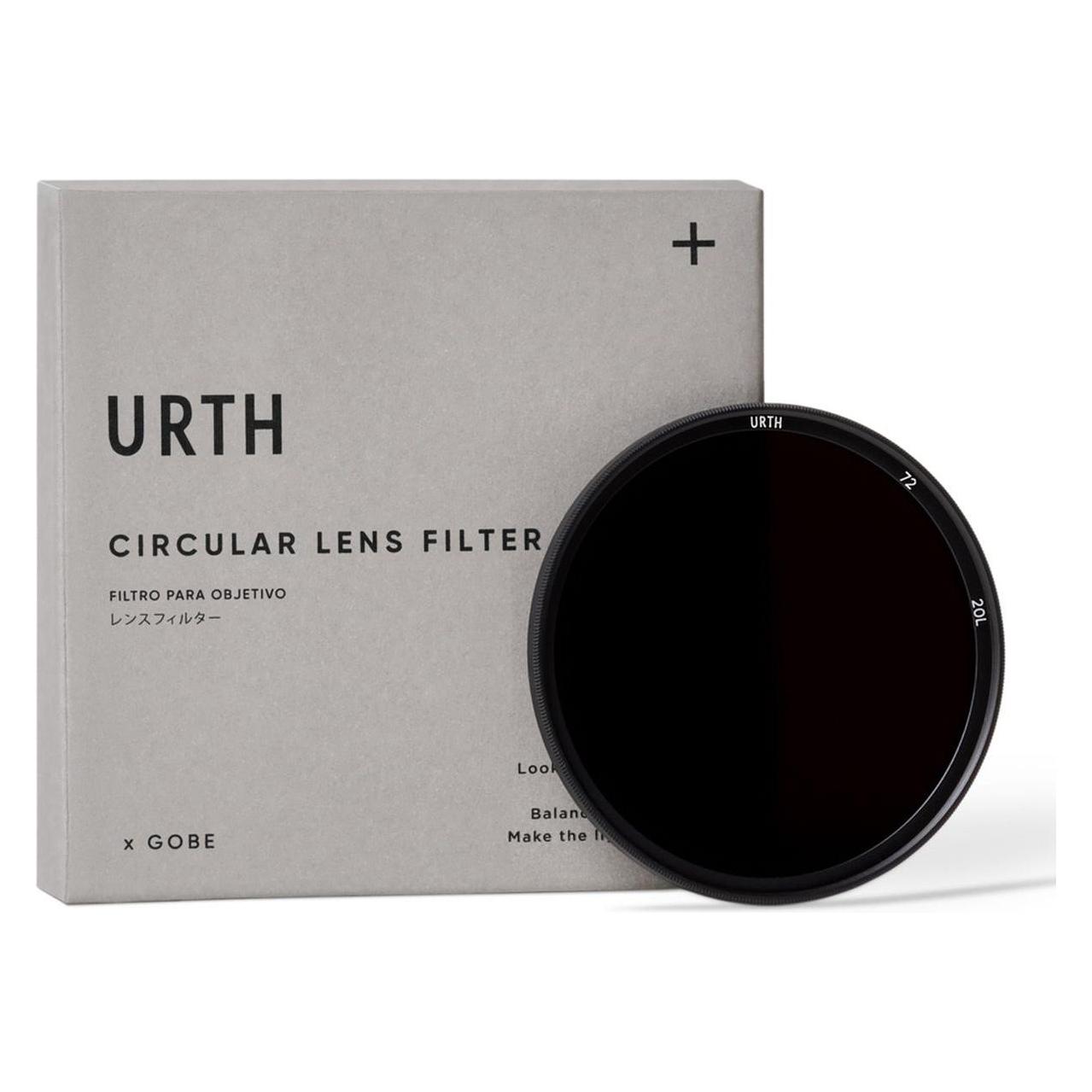 Urth 72mm Infrared (R72) Lens Filter (Plus+) (72 mm, Infrarot Durchlass Filter), Objektivfilter, Schwarz