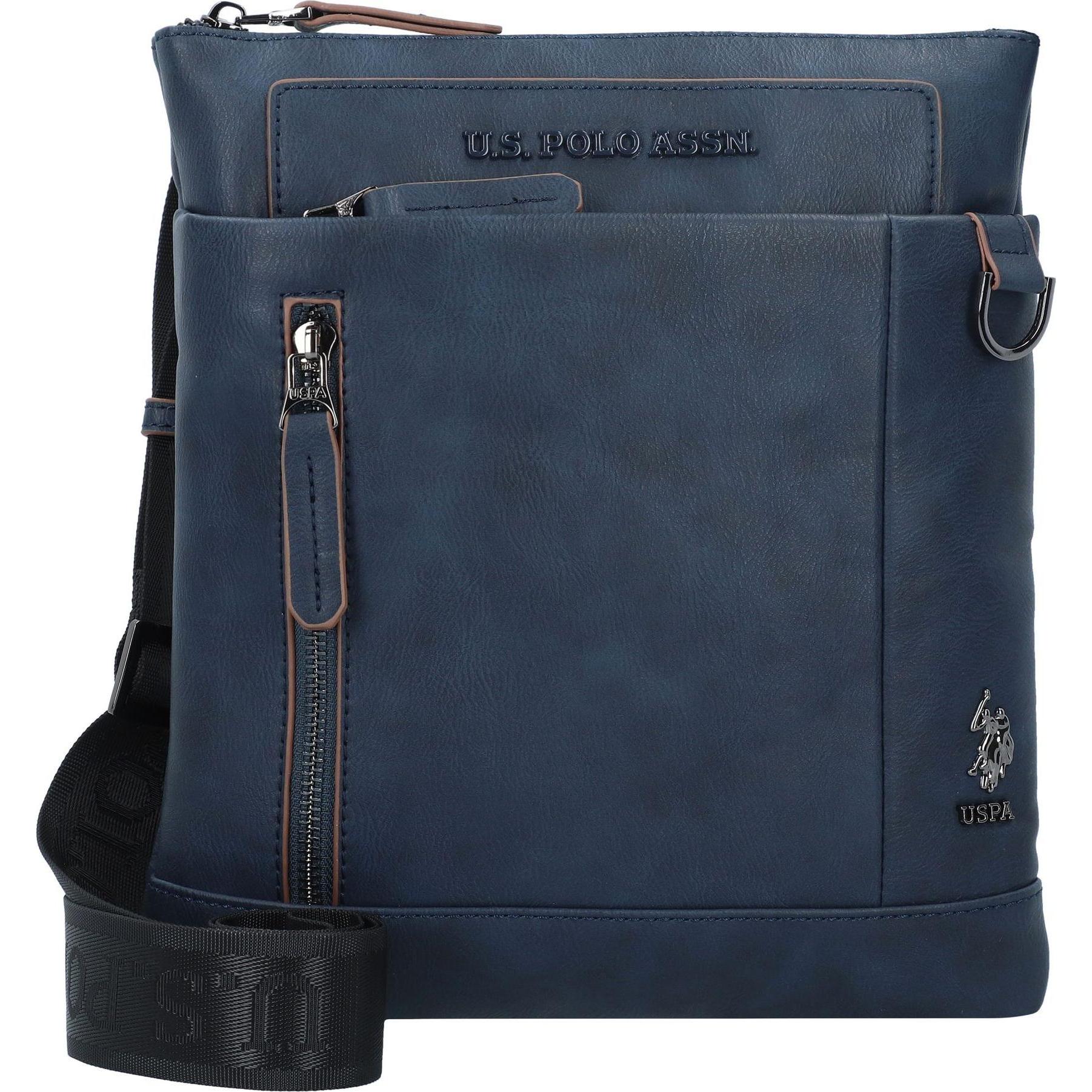 U.S. Polo, Handtasche, Cambridge Umhängetasche 24 cm, Blau