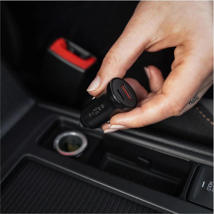 Produktbild Fixed USB-C/USB Car Charger 20W, Black