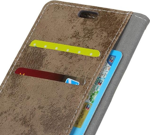 Produktbild MU Style Vintage Leder Bookcover Series (Xiaomi Redmi 6)