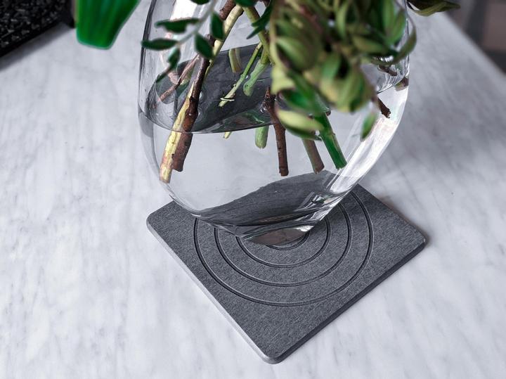Actual product image Moonstone Skalta Coaster dark grey (1x, Pan coaster)