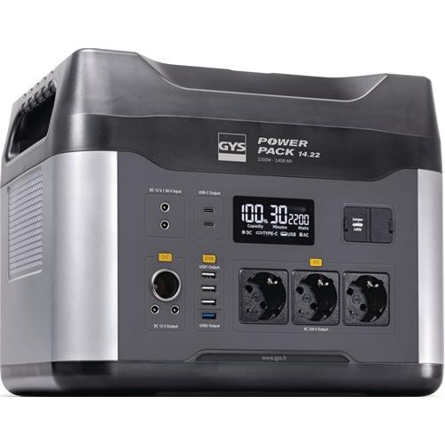 GYS Akku-Powerbank POWER PACK 14.22 55 (1408 Wh) A LiFePO4 (8 Zellen) Ladezeit 7, Powerbank