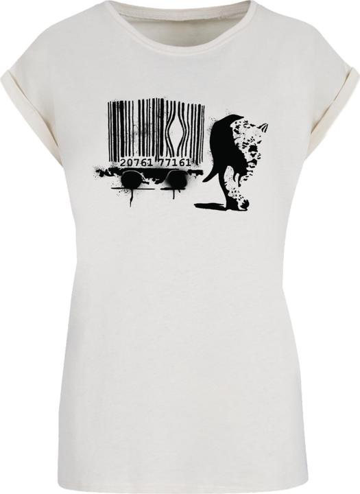 Produktbild Merchcode Ladies Brandalised - Barcode Leopard Circle T-Shirt - 189203 (M)