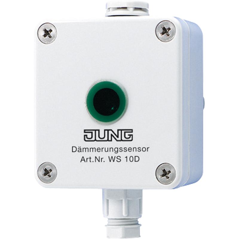 JUNG, Zubehör Schalterprogramm, Helligkeitssensor KNX AP 0-255lx 1Kan WS10D
