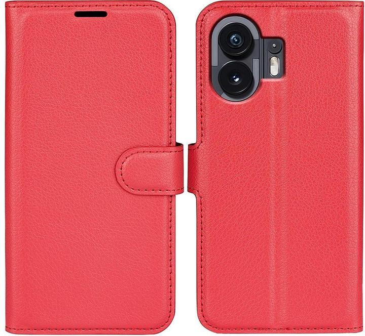 Produktbild Cover-Discount Nothing Phone (2) - Leder Etui Hülle rot (Nothing Phone (2))