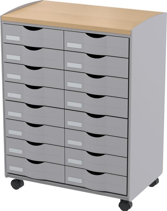 Actual product image Paperflow Trolley (55.5 x 74.5 x 35 cm)