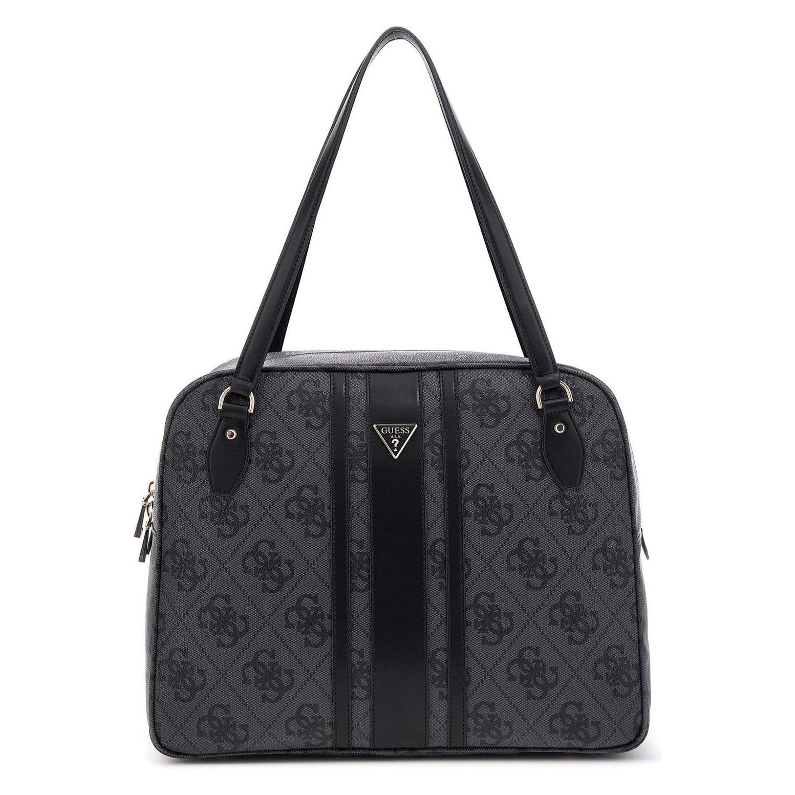 Guess, Damen, Handtasche, Erenia Tote Bag, Grau