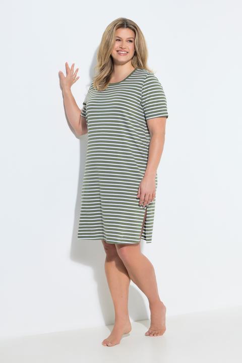 Produktbild Ulla Popken Bigshirt, Ringel, Rundhals, Halbarm (54)