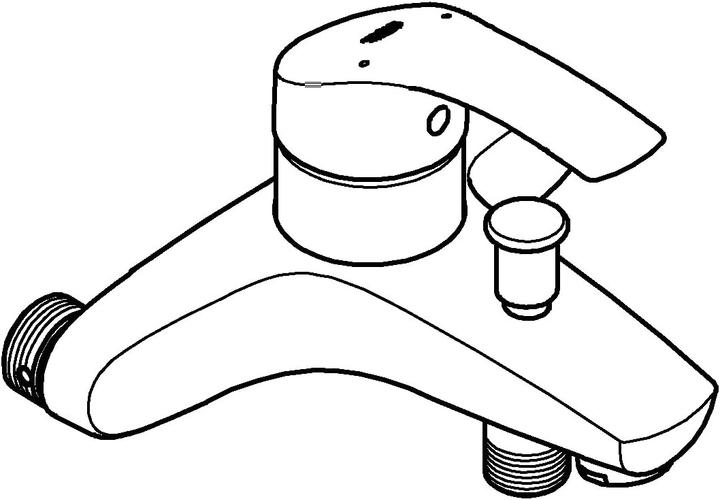 Produktbild Grohe Eurosmart 2015 EHM Wanne AP