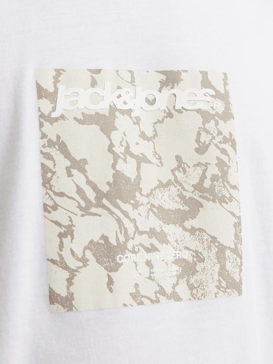 Actual product image Jack & Jones Jcotarmac Camo Front Tee Ss Crew Neck Ln (M)