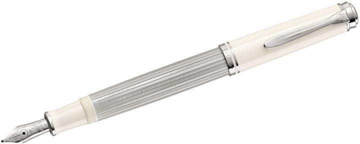 Image du produit Pelikan Stylo Plume M405 Argent-Blanc M Etui (Argent, Blanc, 1 x)