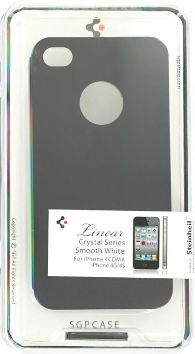 Produktbild Sgpcase SGP Hülle für iPhone 4/4S schwarz (Apple iPhone 4, Apple iPhone 4s)