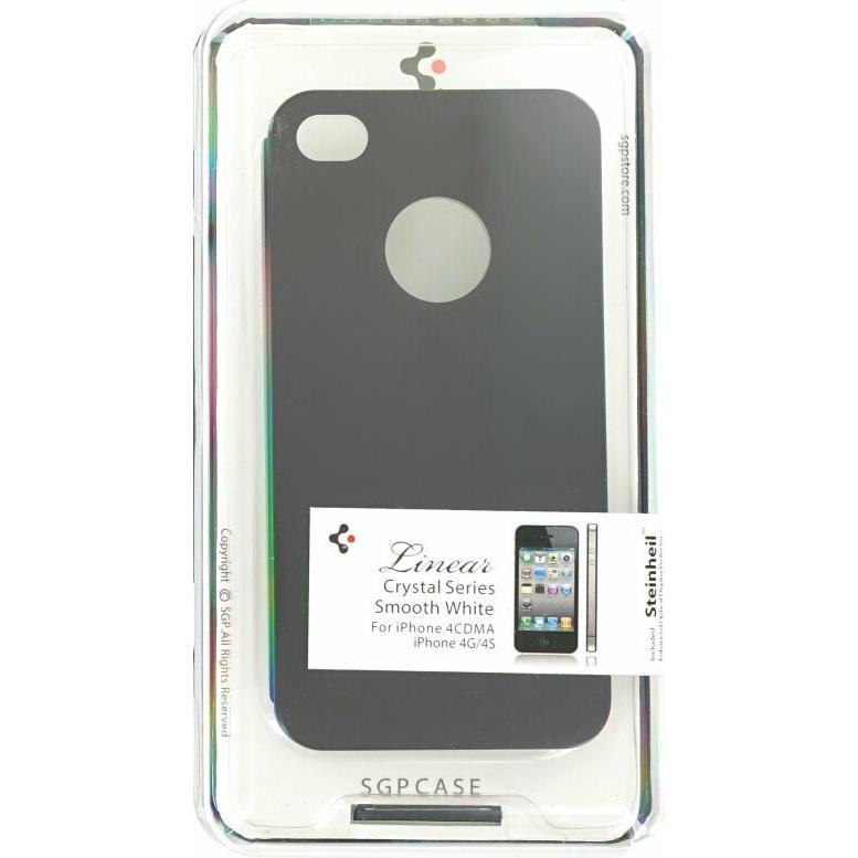 Sgpcase SGP Hülle für iPhone 4/4S schwarz (Apple iPhone 4, Apple iPhone 4s), Smartphone Hülle, Schwarz