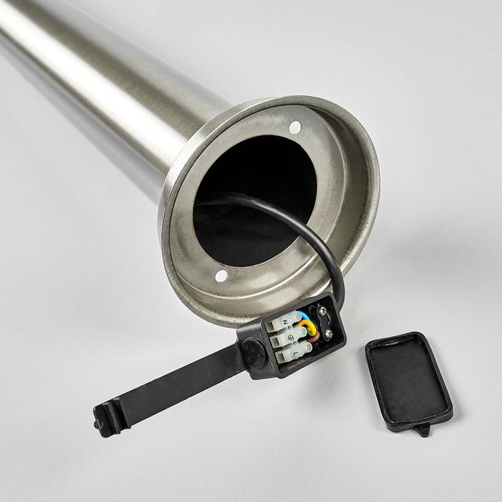 Produktbild Lindby Kristof Garten Leuchte Stainless Steel (E27, IP44)