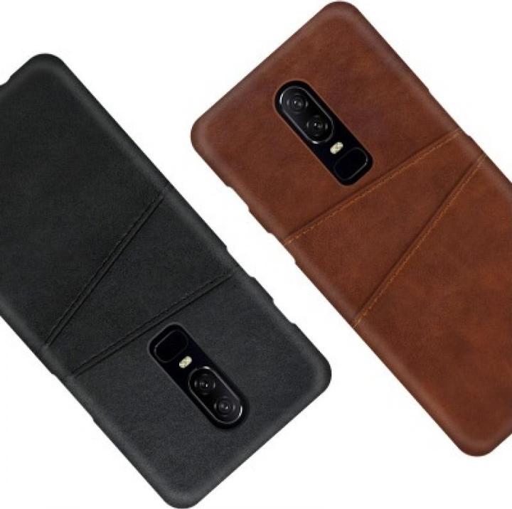 Actual product image Screenguard OnePlus 7 Pro CardCaddy Leather Backcase with Card Pockets (OnePlus 7 Pro)