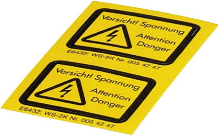 Produktbild Phoenix Contact WarnKombischild Achtung