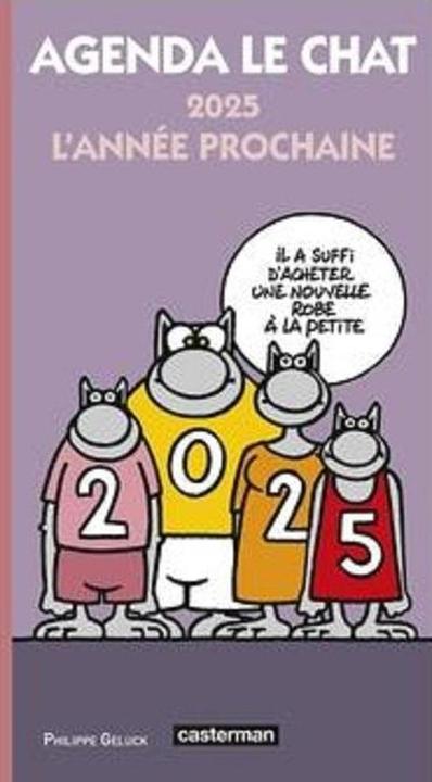 Immagine prodotto Agenda le Chat : 2025 l'anno prossimo