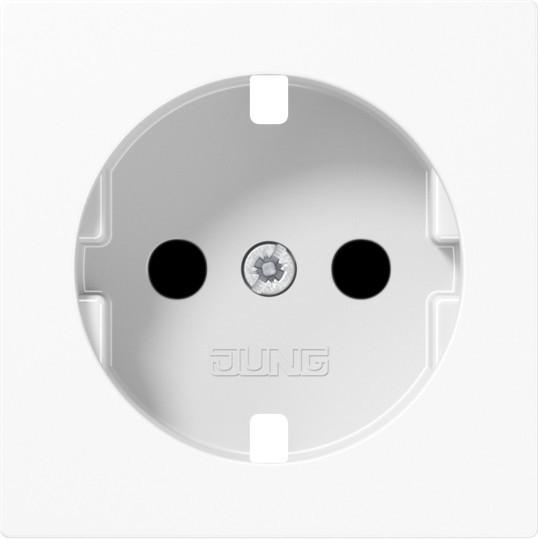 Produktbild JUNG Zentralplatte aws für SCHUKO-Steckdose A 1520 KIPL WW