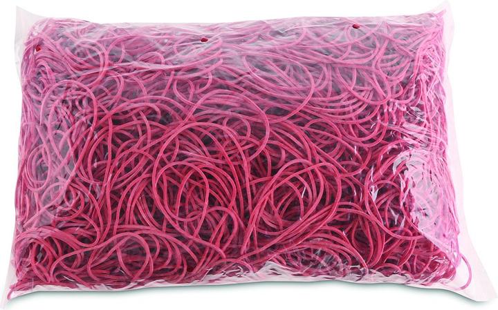 Actual product image Office Products Rubber bands, diameter 100mm, 1, 5x1, 5mm, 1000g, red