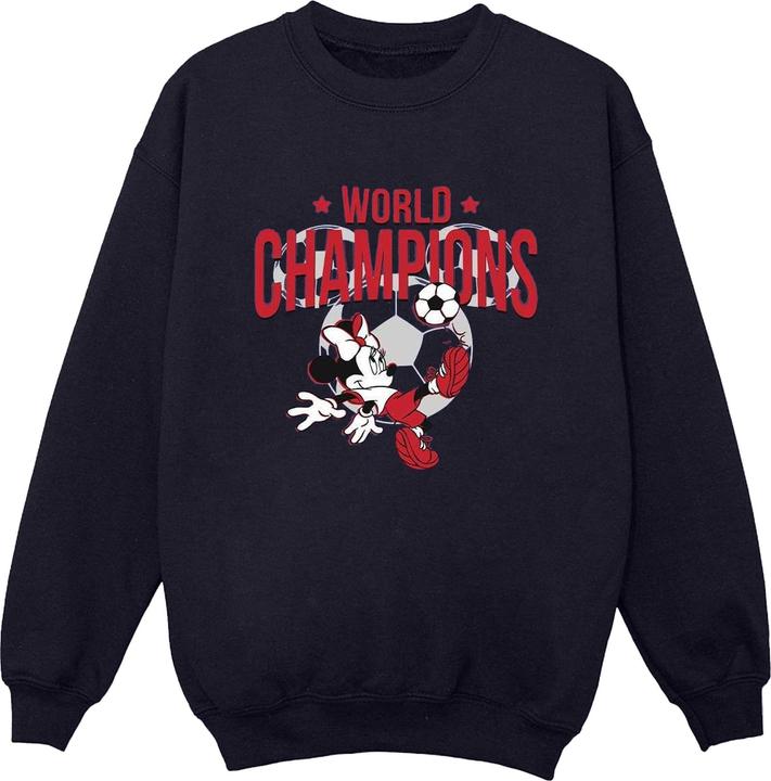 Actual product image Disney Womens/Ladies Minnie Mouse World Champions Sweatshirt (XXL)