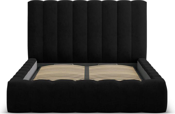 Actual product image Micadoni Storage Bed With Headboard, "Kelp", 230x185x125Made in Europe (160 x 200 cm)
