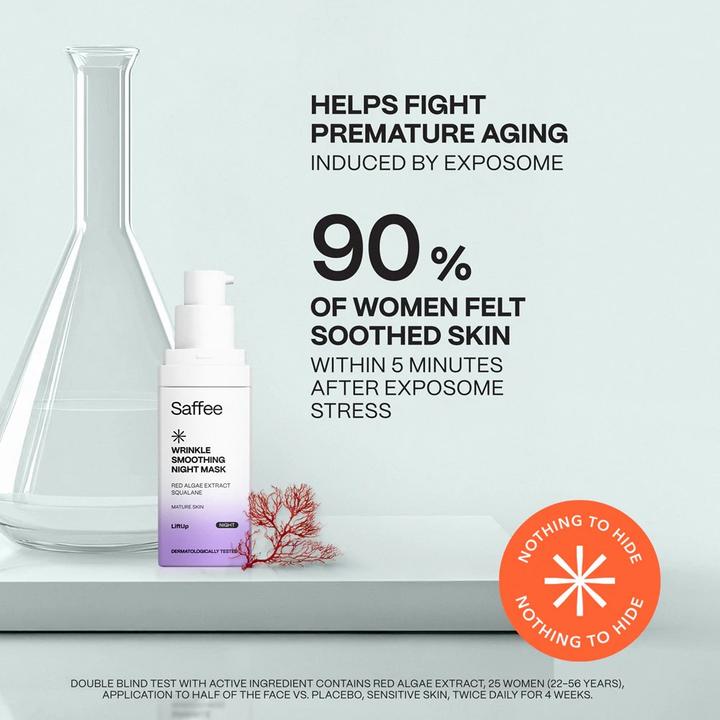 Actual product image Saffee Wrinkle Smoothing Night Mask (30 ml)