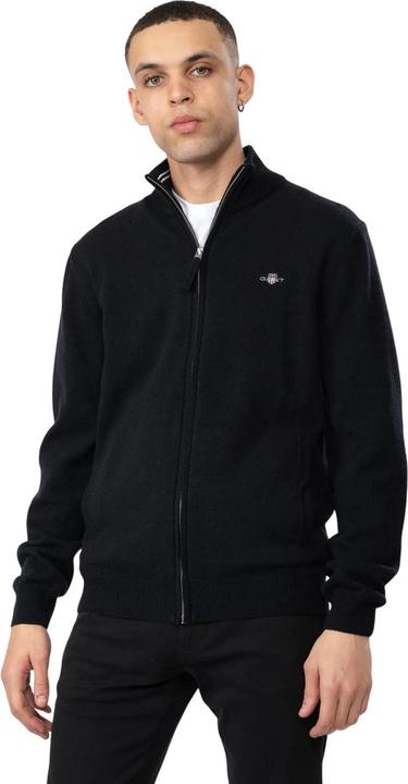 GANT Strickjacke Durchgehender Reissverschluss