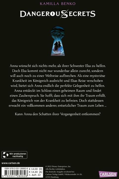 Immagine prodotto Disney - Segreti pericolosi 4: Elsa e Anna: LA FORESTA DELLE OMBRE (La Regina dei Ghiacci) (Walt Disney, Kamilla Benko, Nina Ohlmann, Tedesco)