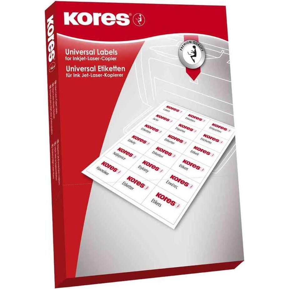 Kores, Etiketten, Universal-Etiketten