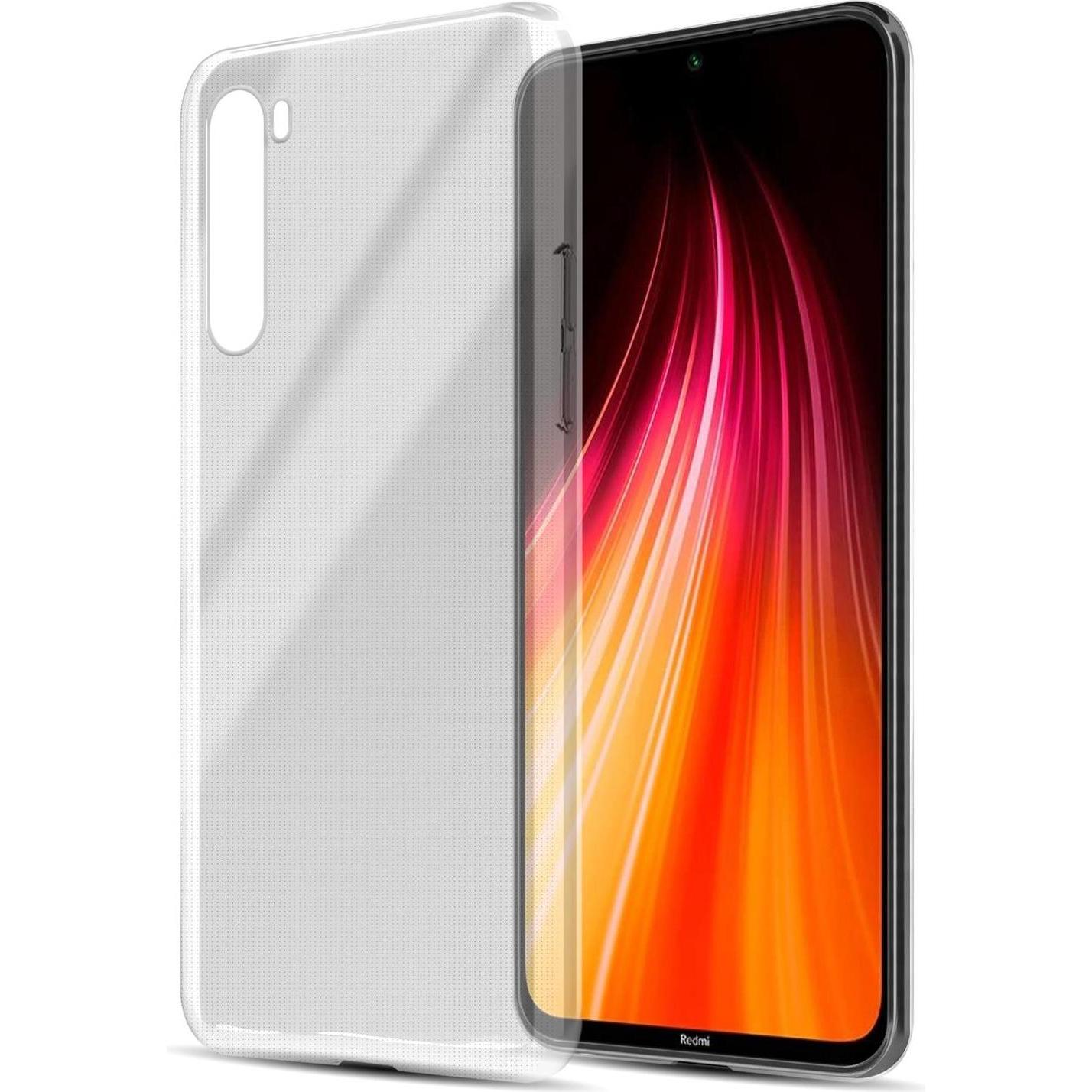Cadorabo TPU Ultra Slim AIR Cover (Xiaomi Redmi Note 8), Smartphone Hülle, Transparent