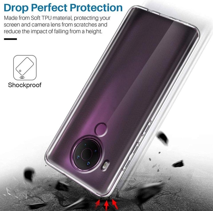 Immagine prodotto Screenguard Nokia 5.4 Custodia flessibile in TPU trasparente (Nokia 5.4)