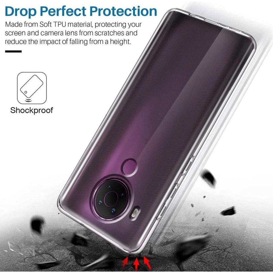 Thumbnail - Screenguard Nokia 5.4 Flexible TPU Clear Case (Nokia 5.4), Smartphone Hülle, Transparent
