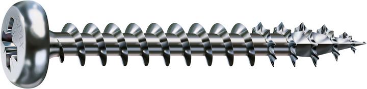 Actual product image Spax Half-Round Head Cross Recess Z2 Fully Threaded Wirox (1000 Screws per piece)