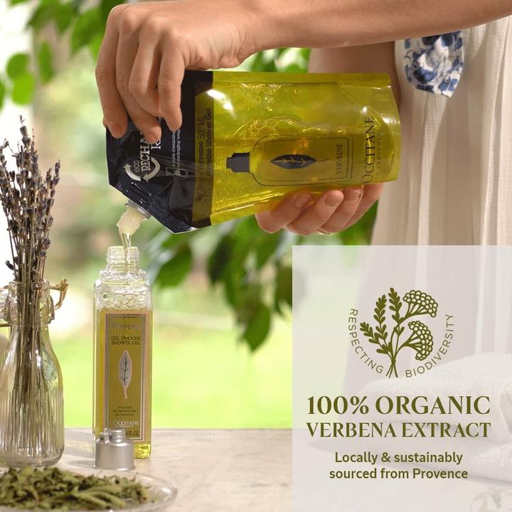 Image du produit L'Occitane Gel douche au citron Verbena - Recharge (500 ml)