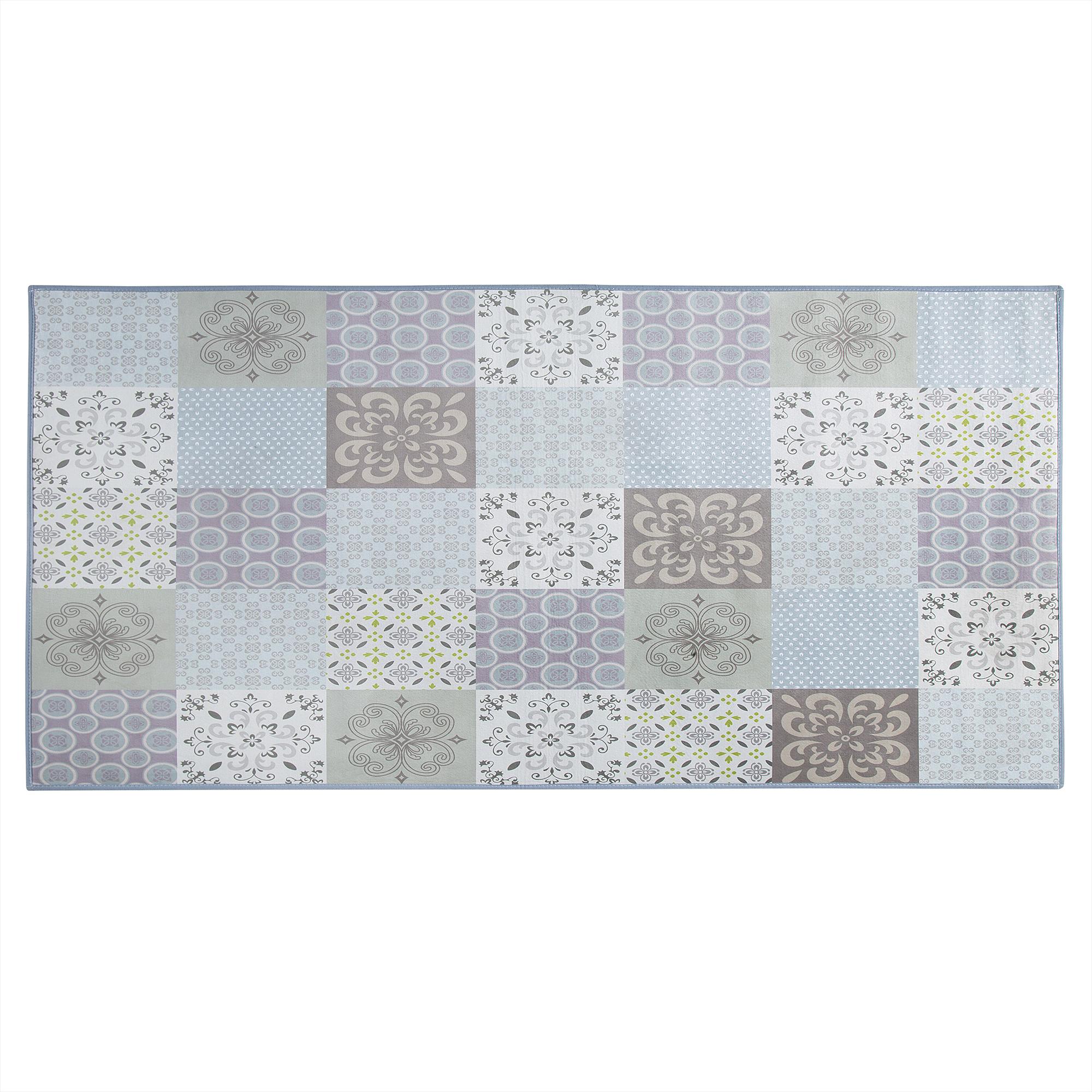 Beliani, Teppich, Mosaikteppich 80 x 150 cm mehrfarbig INKAYA (80x150)