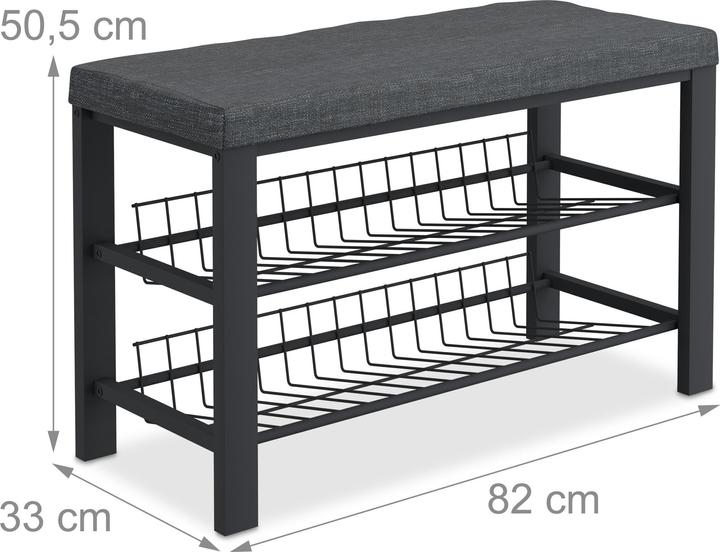 Immagine prodotto Relaxdays Panca con-scarpiera
