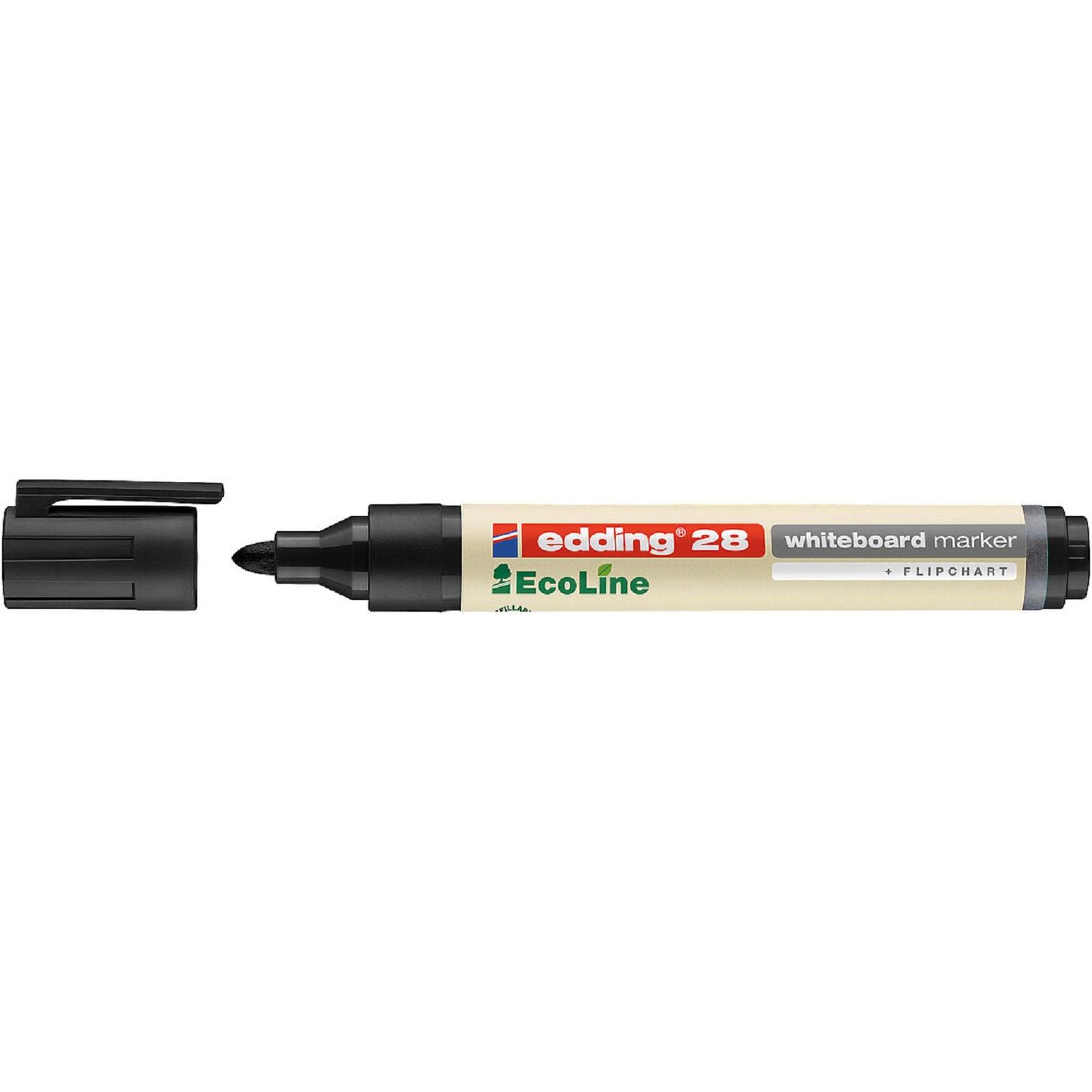 Thumbnail - Edding, Marker, 4-28 001 Permanent-Marker Rundspitze (Schwarz, 3 mm, 10 x)