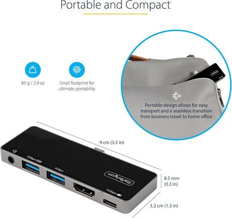 Actual product image StarTech DKT30ICHPD (USB-C, 5 ports)