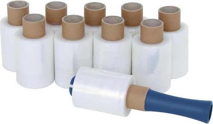 Produktbild Transpak Stretchfolie Breite 100mm Länge 150m Stärke 20µ transparent (10 Stk.)