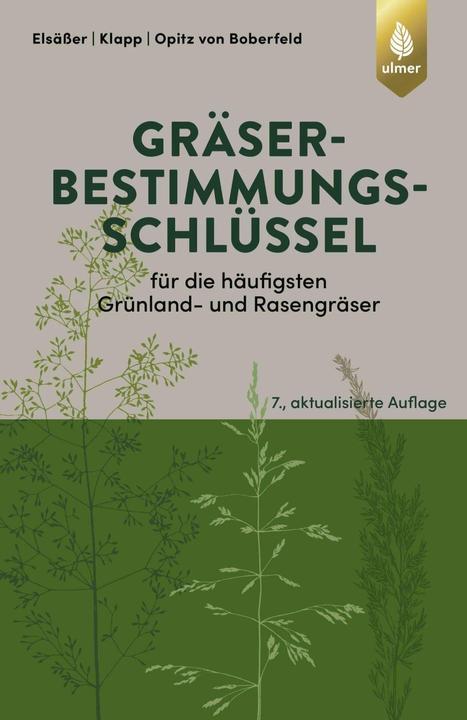 Actual product image Gräserbestimmungsschlüssel für die häufigsten Grünland- und Rasengräser (German, Ernst Klapp, 2020)