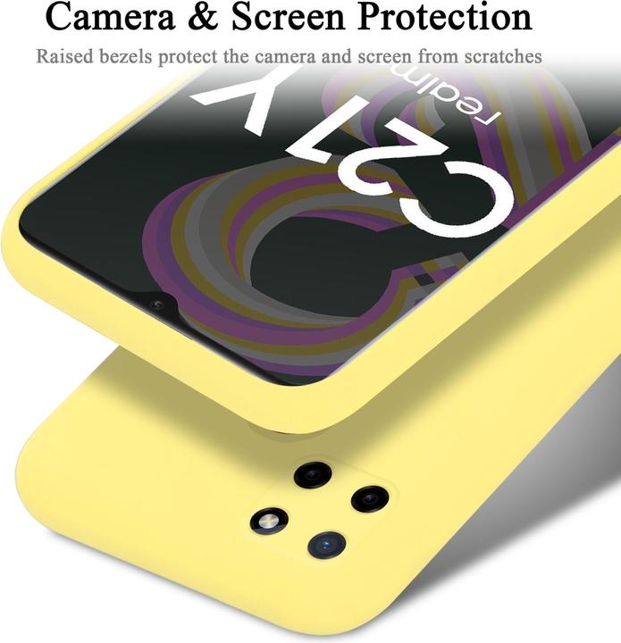 Productafbeelding Cadorabo TPU Liquid Silicone Case Cover voor Realme C21Y / C25Y (Realme C25Y, Realme C21Y)