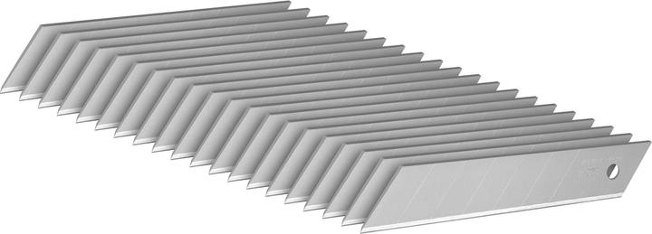 Actual product image Stanley Snapoff blades 111325 Gr.25mm L.110mm Thickness 0,7mm straight 7 snapoff segments (Replacement blade)