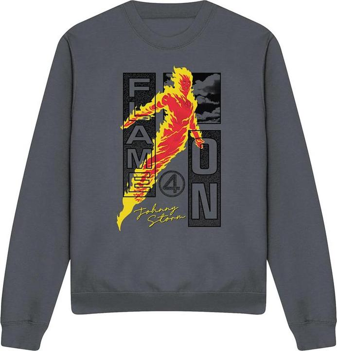 Produktbild Fantastic Four Flame On Johnny Storm Sweatshirt (M)