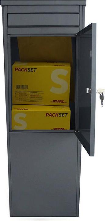 Actual product image SafePost Eurotrend No.1 letterbox anthracite