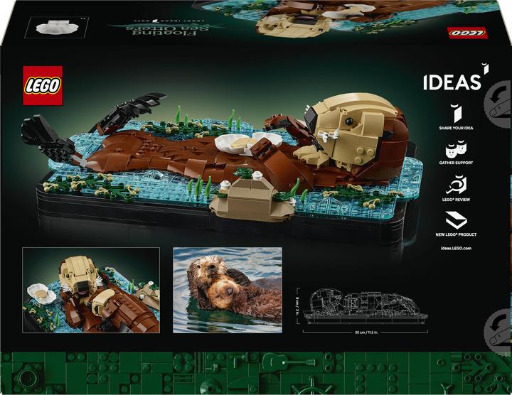 Image du produit LEGO Loutres flottantes (21366, LEGO Ideas)